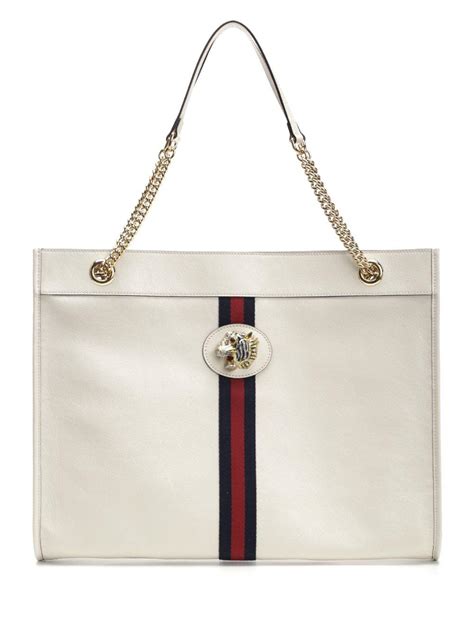 gucci rajah small bag white|Gucci rajah tote bag.